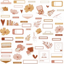 HPLF-LSM-CUT   HA PI LITTLE FOX COLLECTION LE SCRAP ET MOI  DIE CUTS