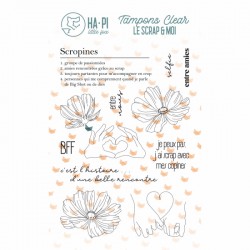 HPLF-LSM-T2511   HA PI LITTLE FOX COLLECTION LE SCRAP ET MOI TAMPONS CLEAR SCROPINES