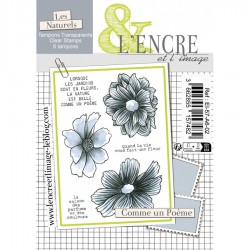 EI-57-A6-02   L'ENCRE ET L'IMAGE TAMPONS CLEAR COMME UN POÈME