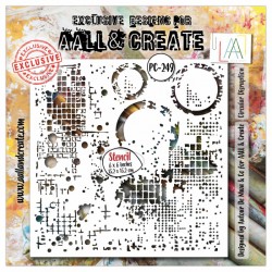 249   AALL & CREATE STENCIL 249 CIRCULAR DISRUPTION