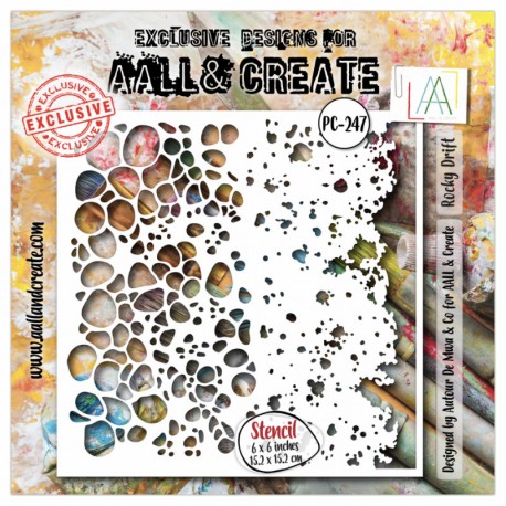 247   AALL & CREATE STENCIL 247 ROCKY DRIFT