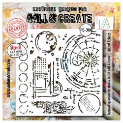 244   AALL & CREATE STENCIL 244 ASTRAL ECHOES