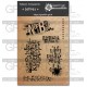 GRAFFITI' GIRL TAMPONS TRANSPARENTS LETTRES
