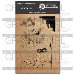 GRAFFITI' GIRL TAMPONS TRANSPARENTS PEP'S