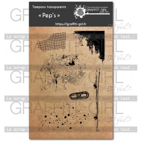 GRAFFITI' GIRL TAMPONS TRANSPARENTS PEP'S