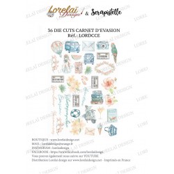 LORELAI DESIGN DIE CUTS CARNET D'ÉVASION