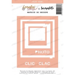 LORELAÏ DESIGN COLLECTION CARNET D'ÉVASION DIES CLIC CLAC