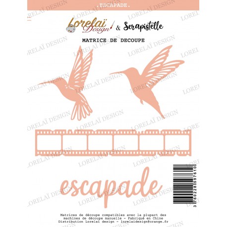 LORELAÏ DESIGN COLLECTION CARNET D'ÉVASION DIES ESCAPADE