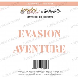 LORELAÏ DESIGN COLLECTION CARNET D'ÉVASION DIES AVENTURE ET ÉVASION