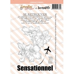LORELAI DESIGN COLLECTION CARNET D'ÉVASION TAMPONS SENSATIONNEL
