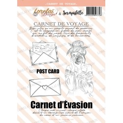 LORELAI DESIGN COLLECTION CARNET D'ÉVASION TAMPONS CARNET DE VOYAGE