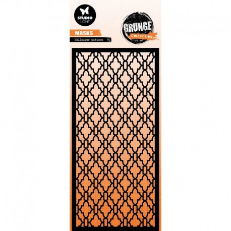 SL-GR-MASK336   STUDIO LIGHT  COLLECTION GRUNGE MASK STENCIL WALLPAPER PATTERN