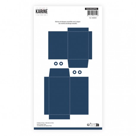 KAD3804   LES ATELIERS DE KARINE CULTURE SUD DIES MOTS DUO ENVELOPPES