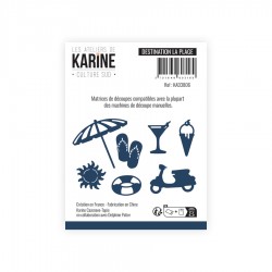 KAD3806   LES ATELIERS DE KARINE CULTURE SUD DIES DESTINATION LA PLAGE