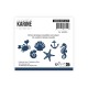 KAD3805   LES ATELIERS DE KARINE CULTURE SUD DIES SET COQUILLAGES AND CO