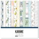KAC3808   LES ATELIERS DE KARINE CULTURE SUD 6 FEUILLES + 1 CALQUE IMPRIMÉ