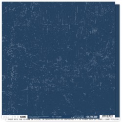KAC3811   LES ATELIERS DE KARINE CULTURE SUD BLEU MARINE 30.5 cm x 30.5 cm
