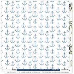 KAC3805   LES ATELIERS DE KARINE CULTURE SUD ANCRES MARINES 30.5 cm x 30.5 cm
