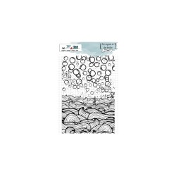 22506-01    DIY & Cie PLAQUE DE TEXTURE DES VAGUES ET DES BULLES