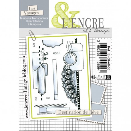 EI-58-A6-06   L'ENCRE ET L'IMAGE TAMPONS CLEAR DESTINATION DE RÊVE