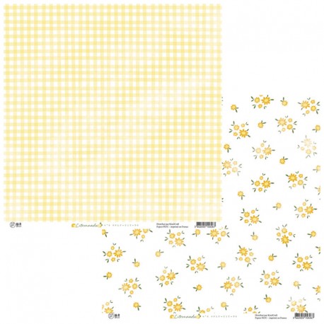 HPLF-CIT-06   HA PI LITTLE FOX COLLECTION CITRONNADE  N.6  30.5 cm x 30.5 cm