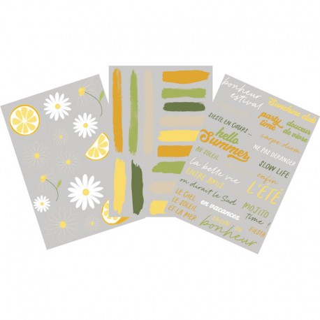 HPLF-CIT-RUB   HA PI LITTLE FOX COLLECTION CITRONNADE TRANSFERTS