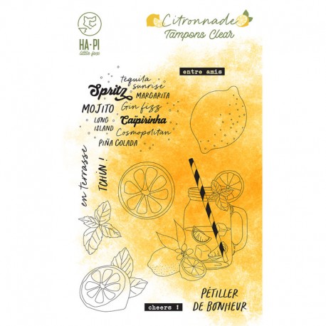 HPLF-CIT-T2513   HA PI LITTLE FOX COLLECTION CITRONNADE TAMPONS CLEAR COCKTAIL