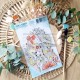 SUD124   CHOU & FLOWERS COLLECTION RÊVE AZUR DIE CUTS C'EST L'ÉTÉ