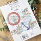 SUD123   CHOU & FLOWERS COLLECTION RÊVE AZUR TAMPON CLEAR LE HUBLOT