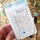 SUD109   CHOU & FLOWERS COLLECTION RÊVE AZUR TAMPON CLEAR BLEU COMME