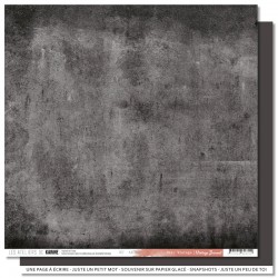 KAC3912   LES ATELIERS DE KARINE VINTAGE JOURNAL NOIR VINTAGE 30.5 cm x 30.5 cm