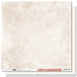 KAC3909   LES ATELIERS DE KARINE VINTAGE JOURNAL BEIGE VINTAGE 30.5 cm x 30.5 cm