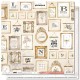 KAC3904   LES ATELIERS DE KARINE VINTAGE JOURNAL CADRES BROCANTE 30.5 cm x 30.5 cm
