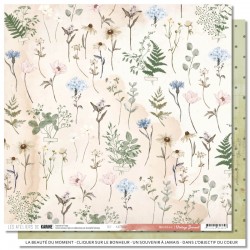 KAC3902   LES ATELIERS DE KARINE VINTAGE JOURNAL HERBIER 30.5 cm x 30.5 cm