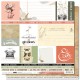 KAC3901   LES ATELIERS DE KARINE VINTAGE JOURNAL IL ÉTAIT UNE FOIS 30.5 cm x 30.5 cm