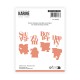KAD3905   LES ATELIERS DE KARINE VINTAGE JOURNAL DIES MOTS NUAGE ZOOM