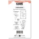 KAT3902   LES ATELIERS DE KARINE VINTAGE JOURNAL TAMPON CLEAR TRÉSORS DU QUOTIDIEN