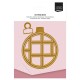 3625-0103  VAESSEN CREATIVE MATRICES DE DÉCOUPE BOULE DE NOËL 12 pièces