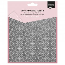 3625-0110   VAESSEN CREATIVE CLASSEUR DE GAUFRAGE ÉTOILES DE NOËL 15cm x 15cm
