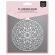 3625-0113   VAESSEN CREATIVE CLASSEUR DE GAUFRAGE BOULE DE NOËL 15cm x 15cm