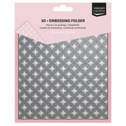 3625-0114   VAESSEN CREATIVE CLASSEUR DE GAUFRAGE ÉTOILES GRAPHIQUES 15cm x 15cm