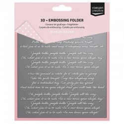 3625-0115   VAESSEN CREATIVE CLASSEUR DE GAUFRAGE JINGLE BELLS 15cm x 15cm