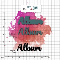 72509-01    DIY & Cie DUO DIE TAMPON CLEAR ALBUM