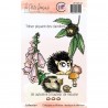 LPF-HER-04   LA PETITE FRANCAISE COLL. CHÂTAIGNES ET HÉRISSON TAMPONS CLEAR HARISSON LE HÉRISSON