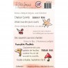 LPF-HER-01   LA PETITE FRANCAISE COLL. CHÂTAIGNES ET HÉRISSON TAMPONS CLEAR MOTS DOUX DE SAISON