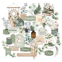 FDDC125002   FLORILEGES DESIGN COLLECTION HARMONIE 34 DIE CUTS IMPRIMÉS