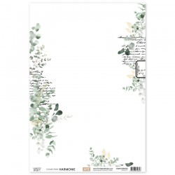FDPC125002   FLORILEGES DESIGN COLLECTION HARMONIE PAPIER CALQUE 2   A4