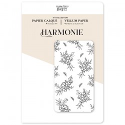 FDPC125005    FLORILEGES DESIGN COLLECTION HARMONIE KIT 4 CALQUES A4