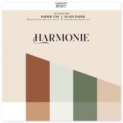 FDPUL125002    FLORILEGES DESIGN COLLECTION HARMONIE KIT UNI x10 feuilles
