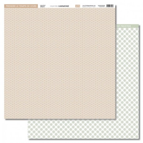 FDPI125009   FLORILEGES DESIGN COLLECTION HARMONIE 6  30.5 cm x 30.5 cm